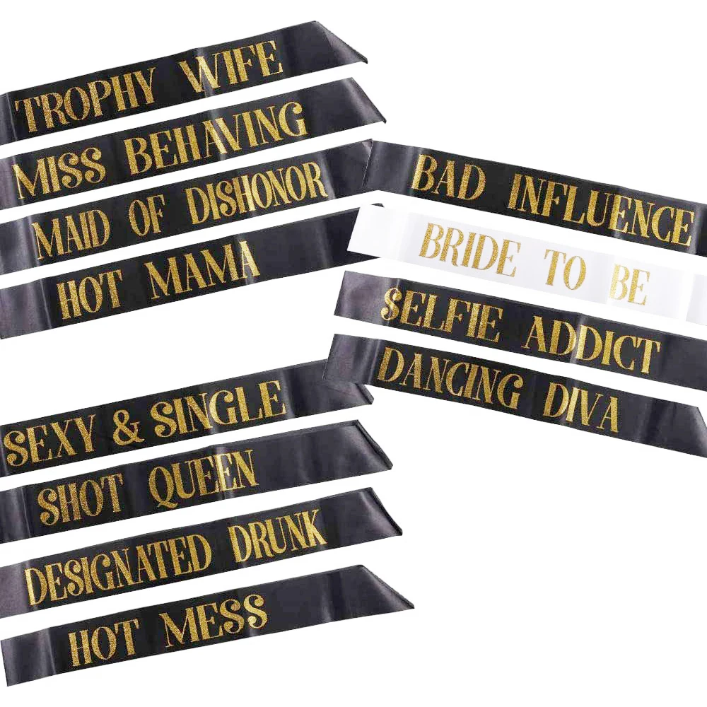 Wedding Party Bride To Be Team - Bride Tribe Sash recension och pris