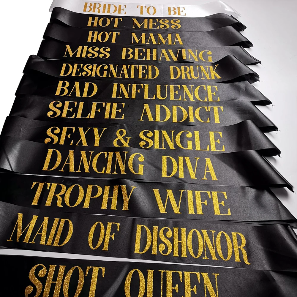 Wedding Party Bride To Be Team - Bride Tribe Sash recension och pris