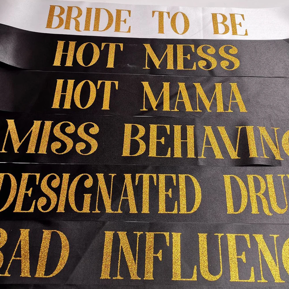 Wedding Party Bride To Be Team - Bride Tribe Sash recension och pris