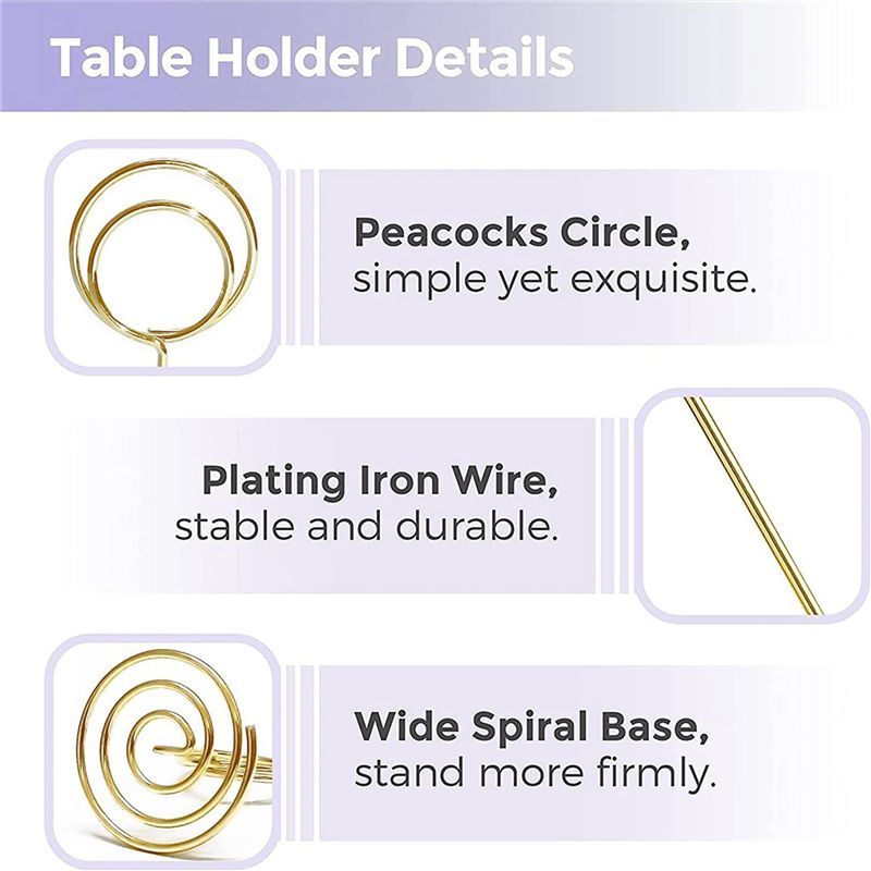 ABRB-Table Number Holders 60Pc - Table Number Gold recension och pris
