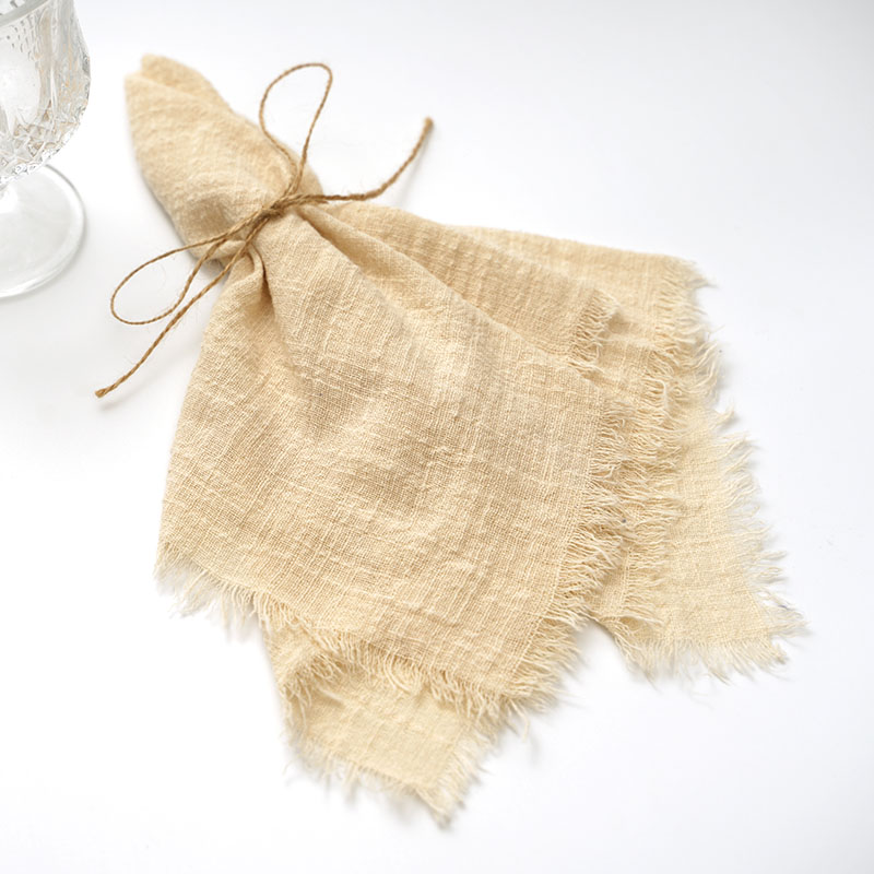 Napkin Cotton Gauze 42x42cm Re - Wedding Supply Rentals recension och pris