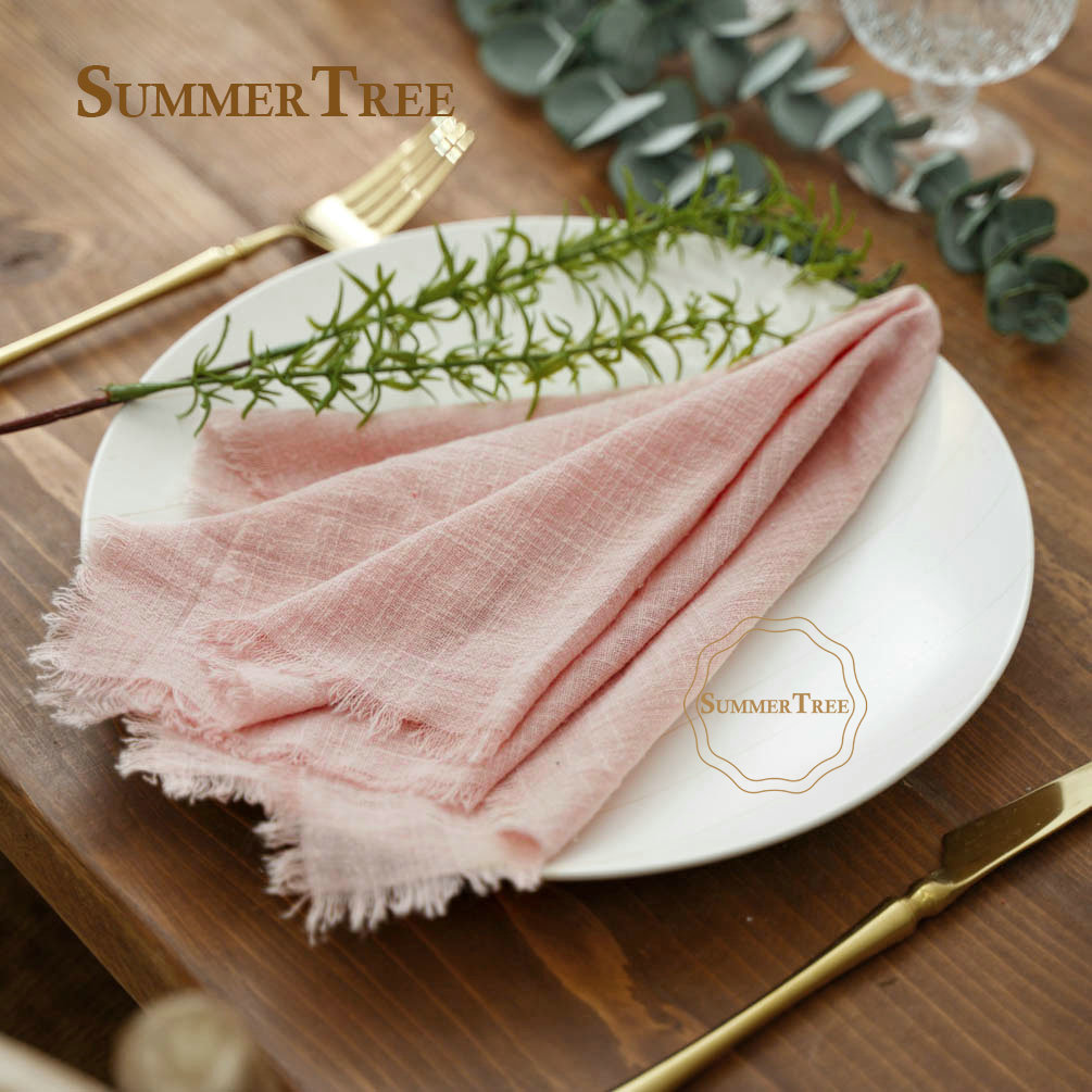 Napkin Cotton Gauze 42x42cm Re - Wedding Supply Rentals recension och pris