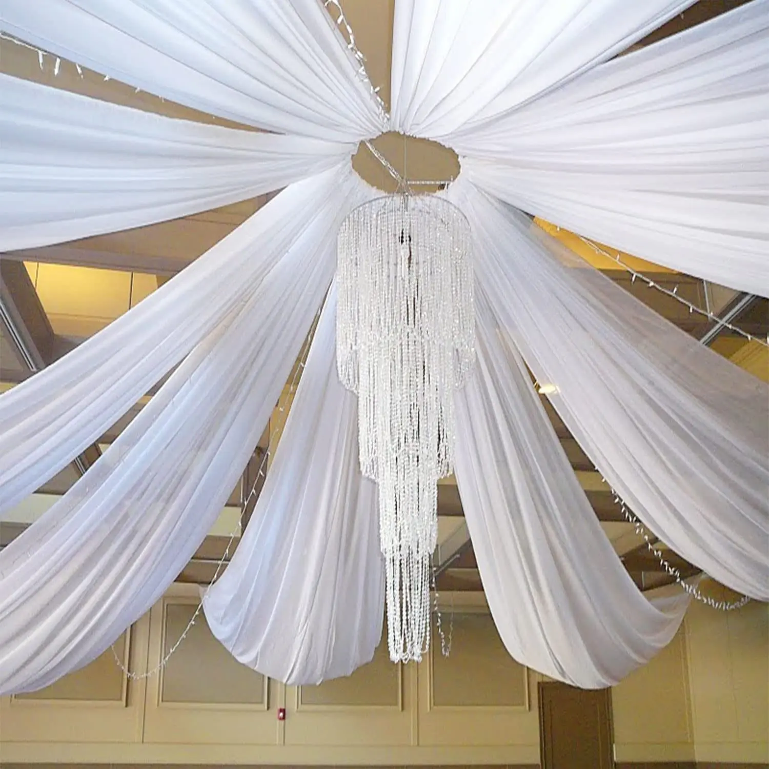 White Wedding Dress Ceiling Dr - Wedding Ceremony Supply recension och pris