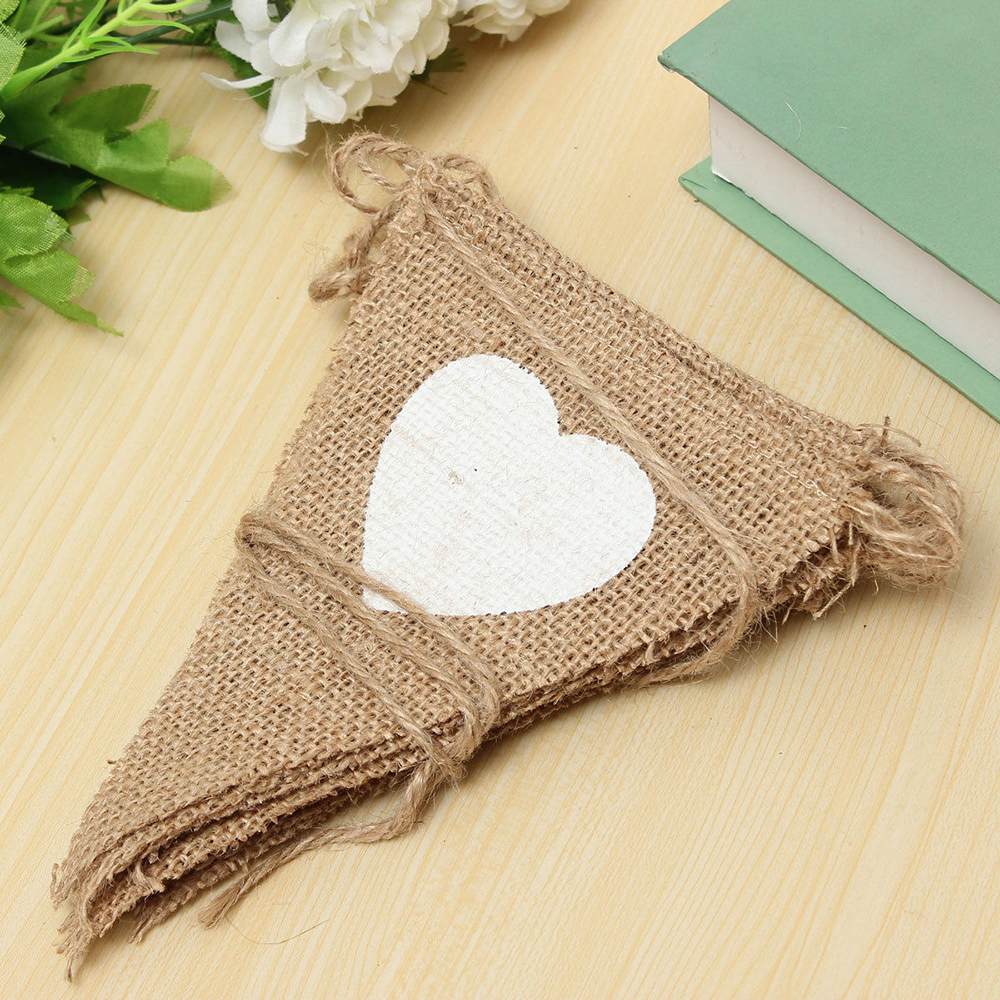 Vintage Banner Love Heart Rust - Wedding Ceremony Supply recension och pris