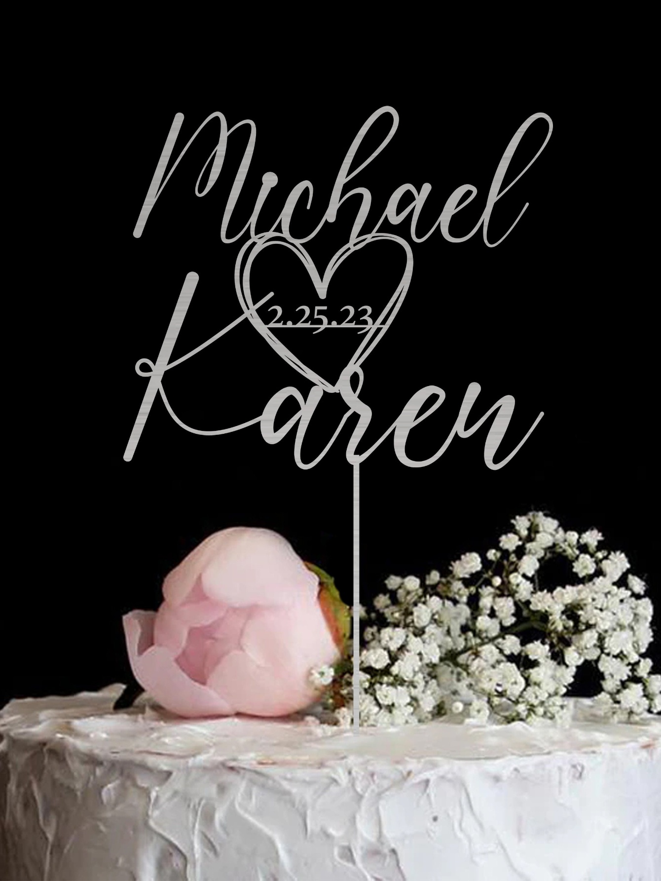 Custom Cake Topper - 1PC Perso - Wedding Shop recension och pris