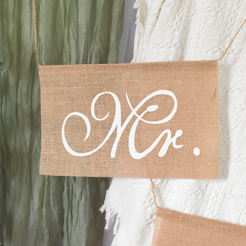 Wedding Mr Mrs Chair Banner Bu - Wedding Supply Rentals recension och pris
