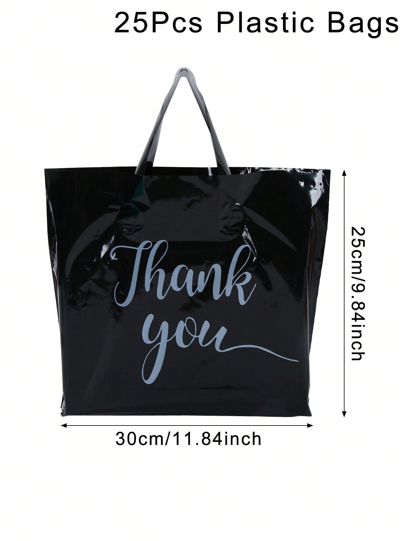25/50pcs Black Gift Bags, Thic - Wedding Decor Supply Store recension och pris