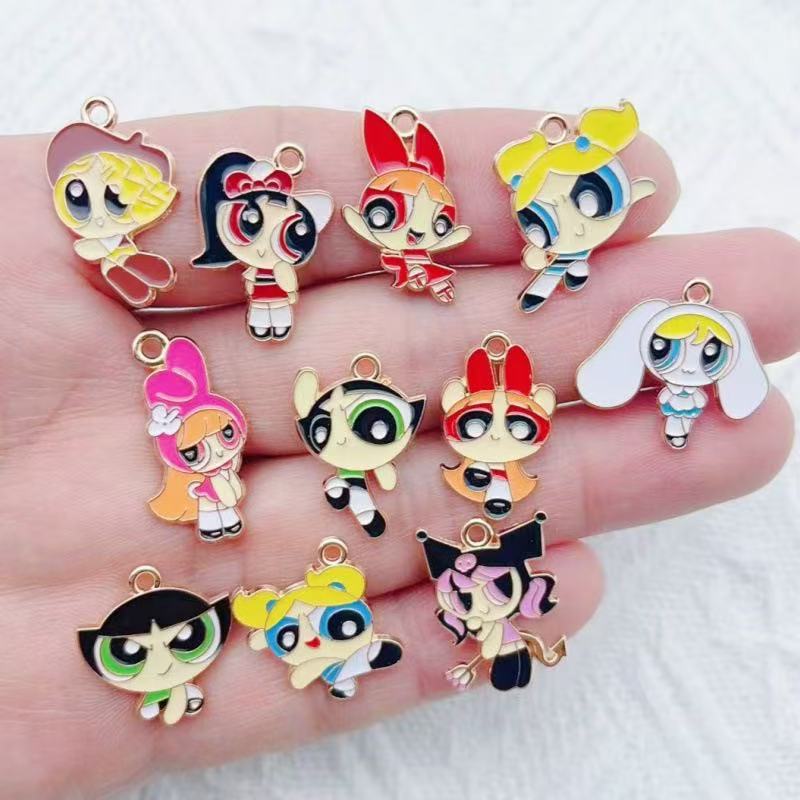 10pcs Alloy Oil-Dripping Carto - Wedding Yes recension och pris