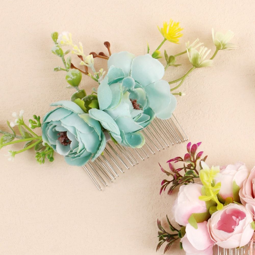 Flower Hair Comb Elegant Brida - Wedding Ceremony Supply recension och pris