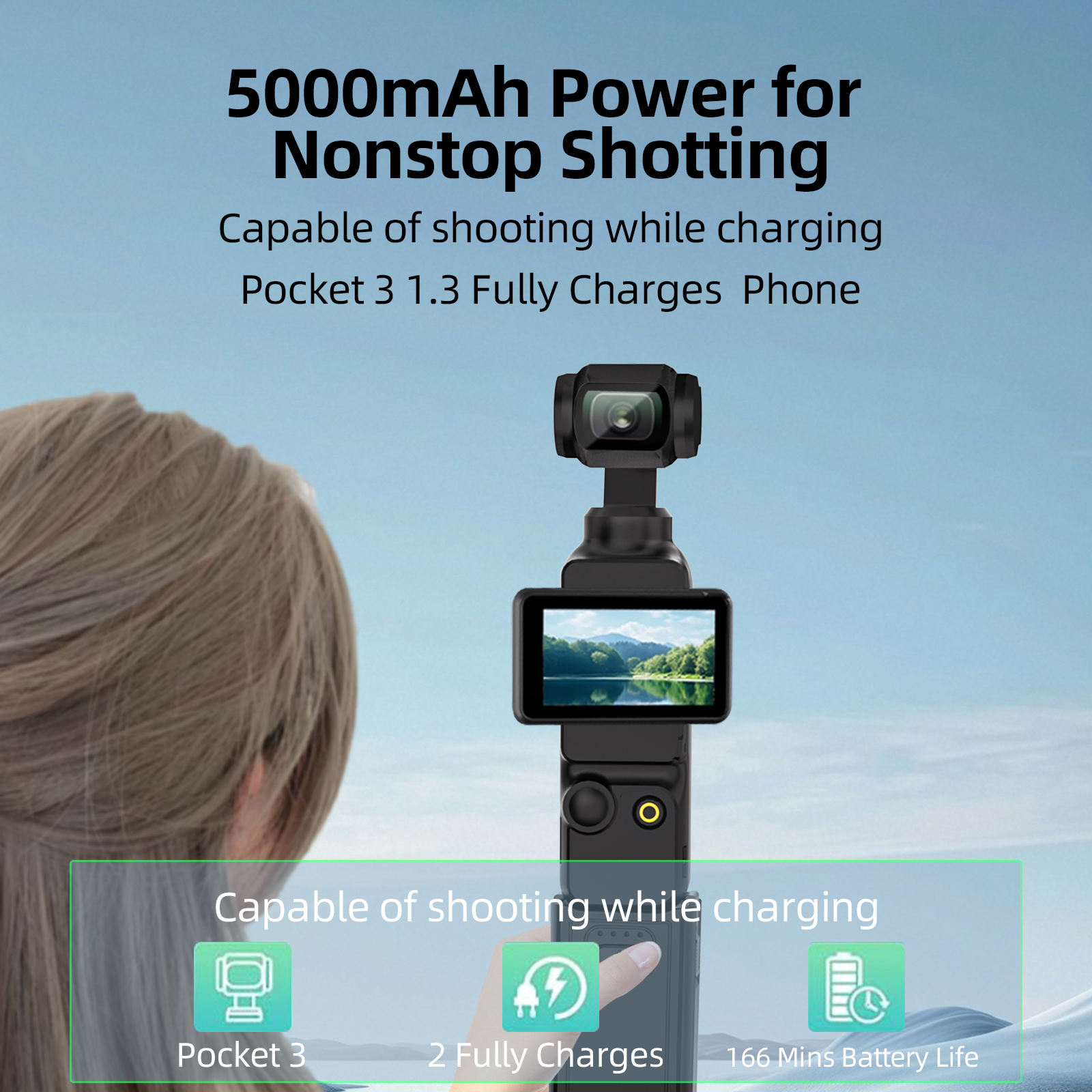 Action Camera Charging Handle  - Wedding Power Supply recension och pris
