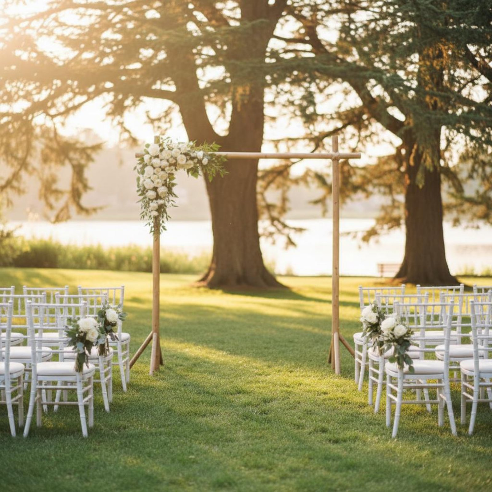 Wooden Wedding Arch Indoor & O - Wedding Ceremony Supply recension och pris