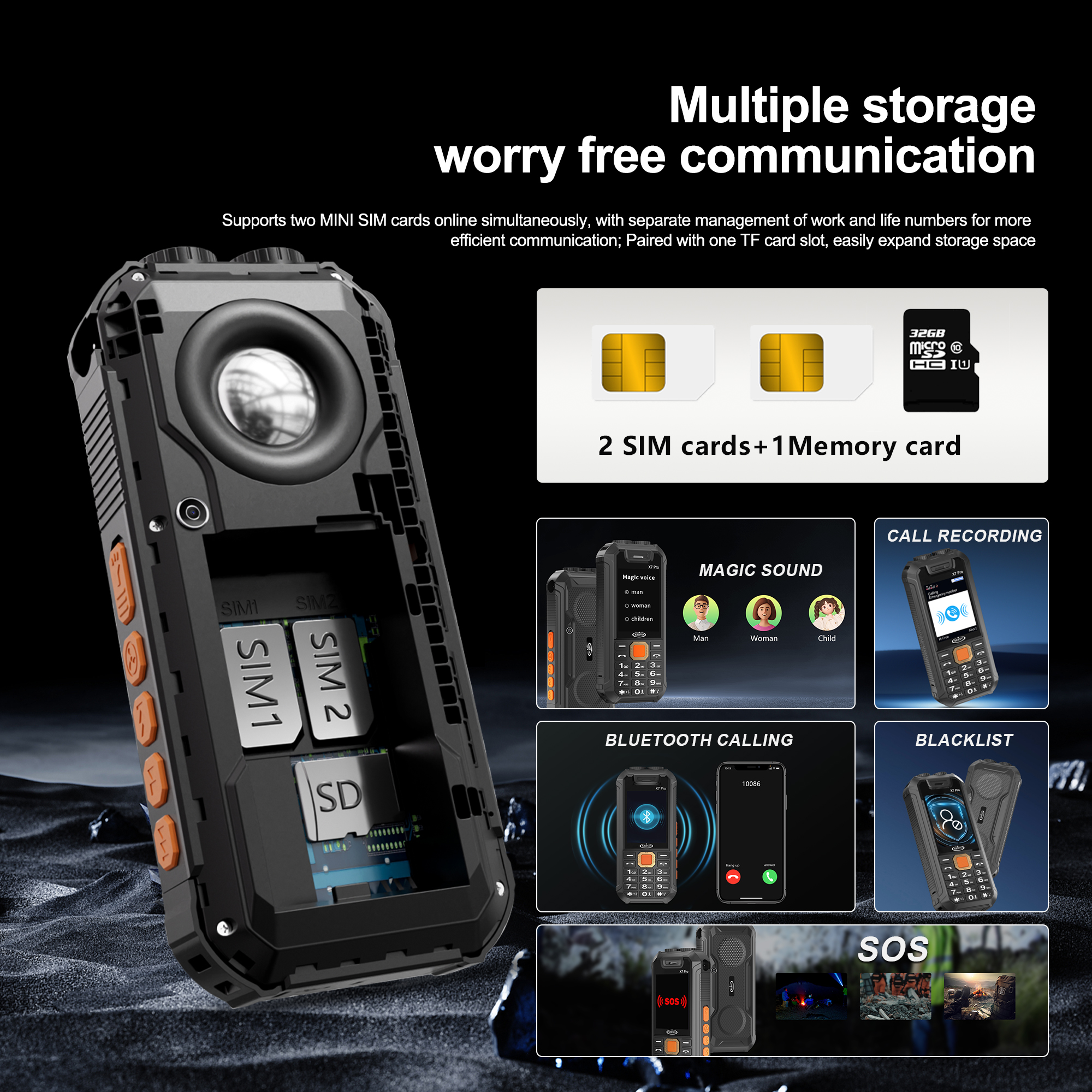 SERVO X7 PRO Mini Fan Mobile P - Wedding Power Supply recension och pris