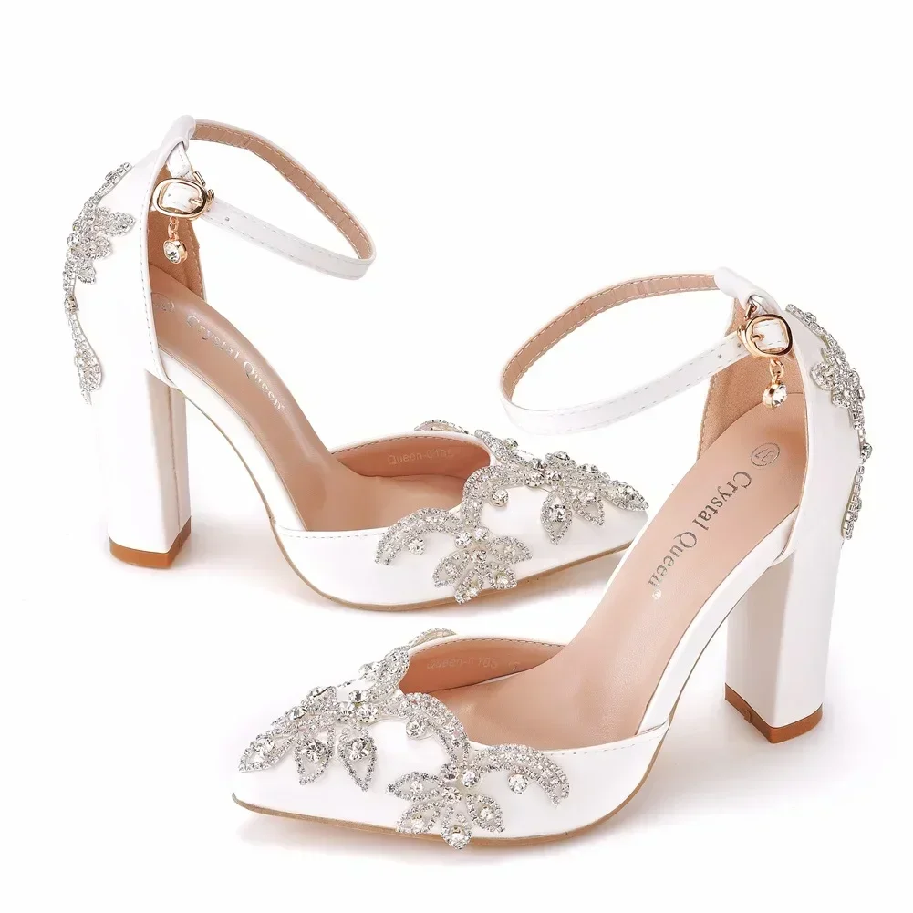 2026 Thick Heel Pointed Toe Sh - Wedding Shop recension och pris