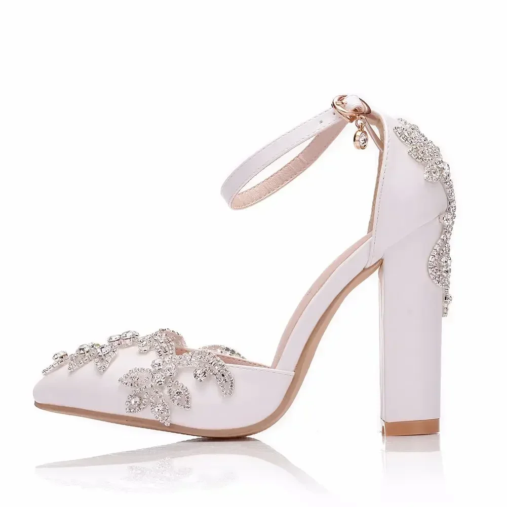 2026 Thick Heel Pointed Toe Sh - Wedding Shop recension och pris