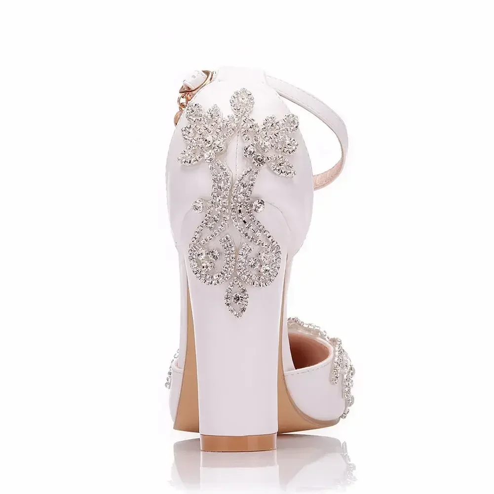 2026 Thick Heel Pointed Toe Sh - Wedding Shop recension och pris