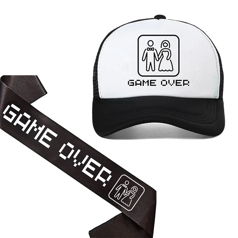 Groom To Be Sash Game Over Hat - Bride Tribe Sash recension och pris