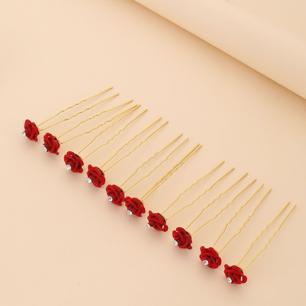 10Pcs Rose Hair Accessories We - Wedding Supply Store recension och pris
