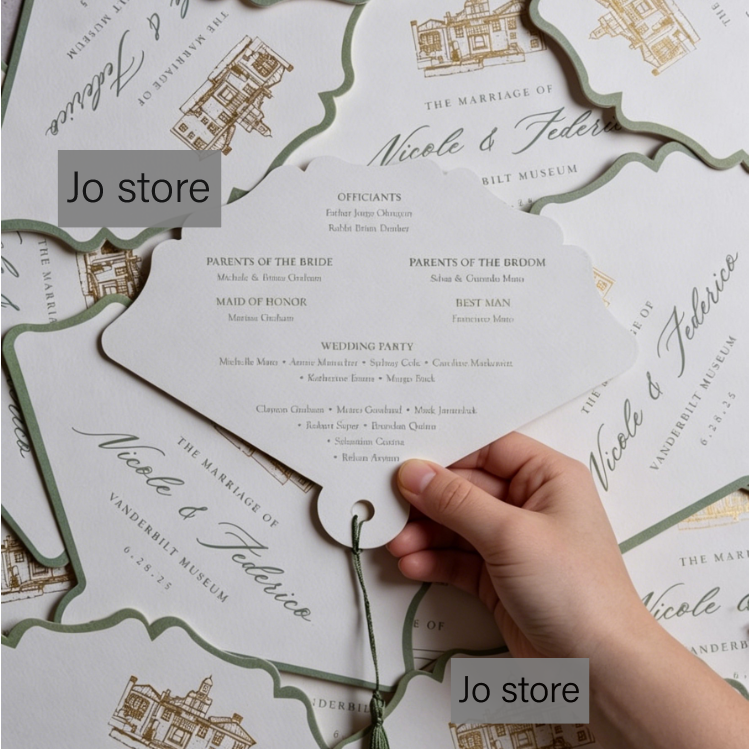 Custom Luxury Wedding Fan Pers - Wedding Ceremony Supply recension och pris