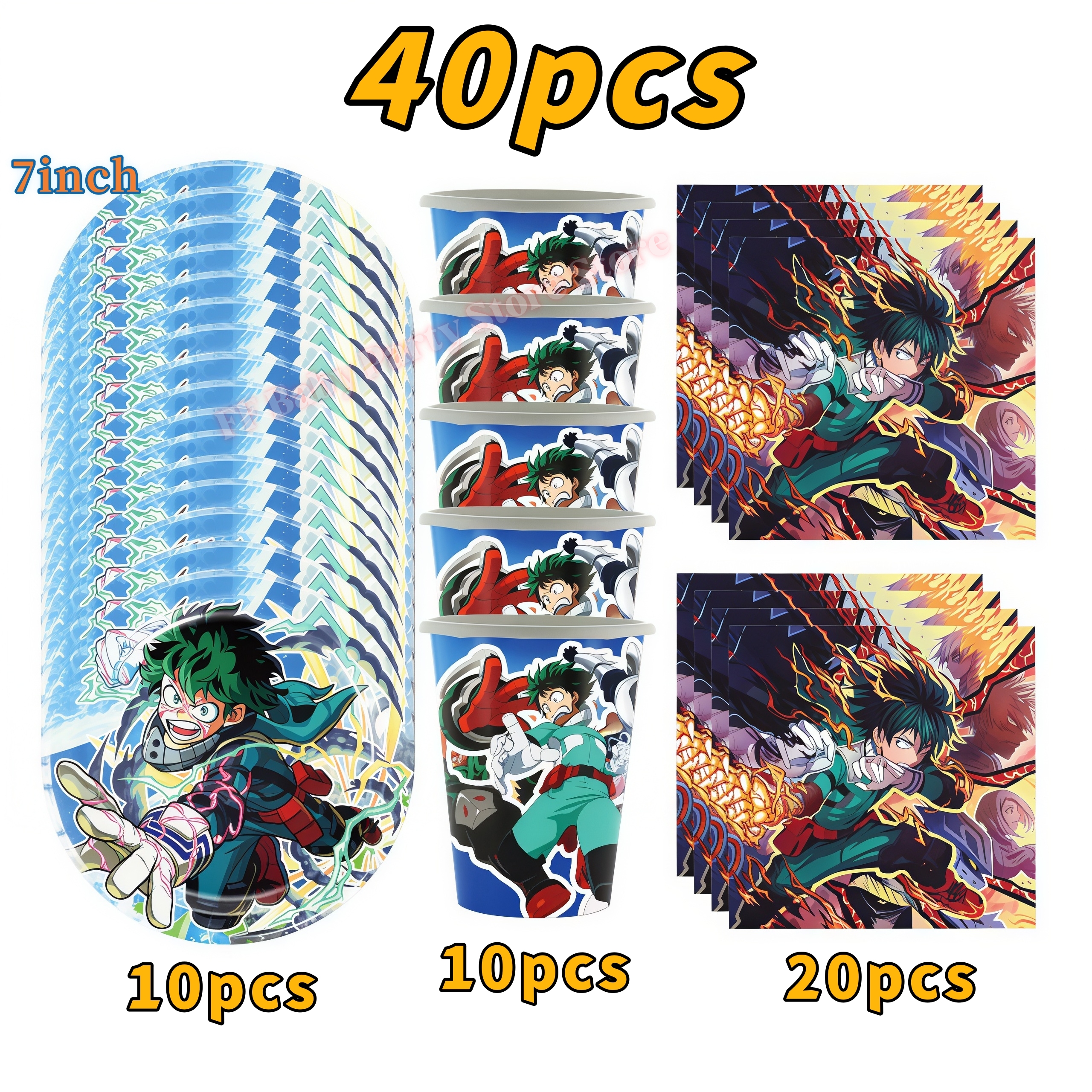 My Heroed Academia Birthday Pa - Wedding Day Supply Kit recension och pris