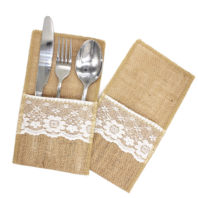10PCS Vintage Jute Hessian Bur - Wedding Supply Rentals recension och pris
