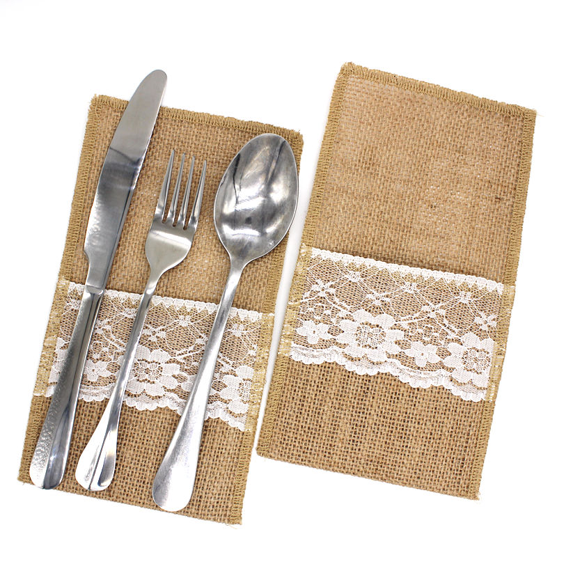 10PCS Vintage Jute Hessian Bur - Wedding Supply Rentals recension och pris