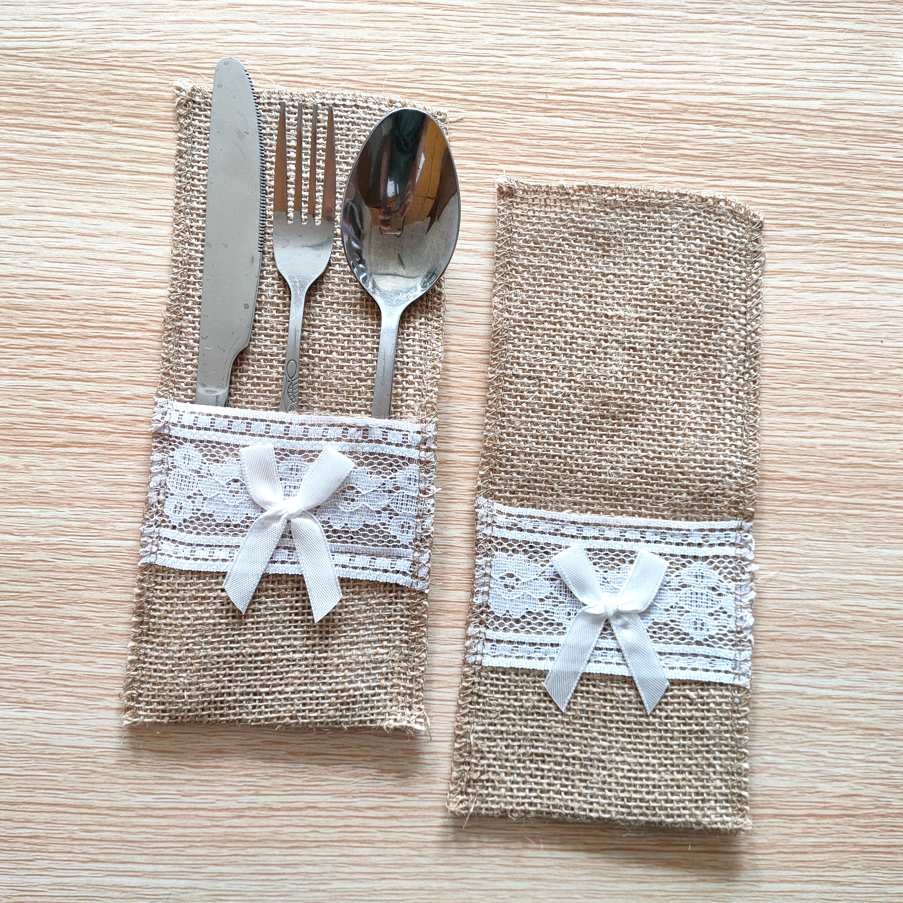 10PCS Vintage Jute Hessian Bur - Wedding Supply Rentals recension och pris