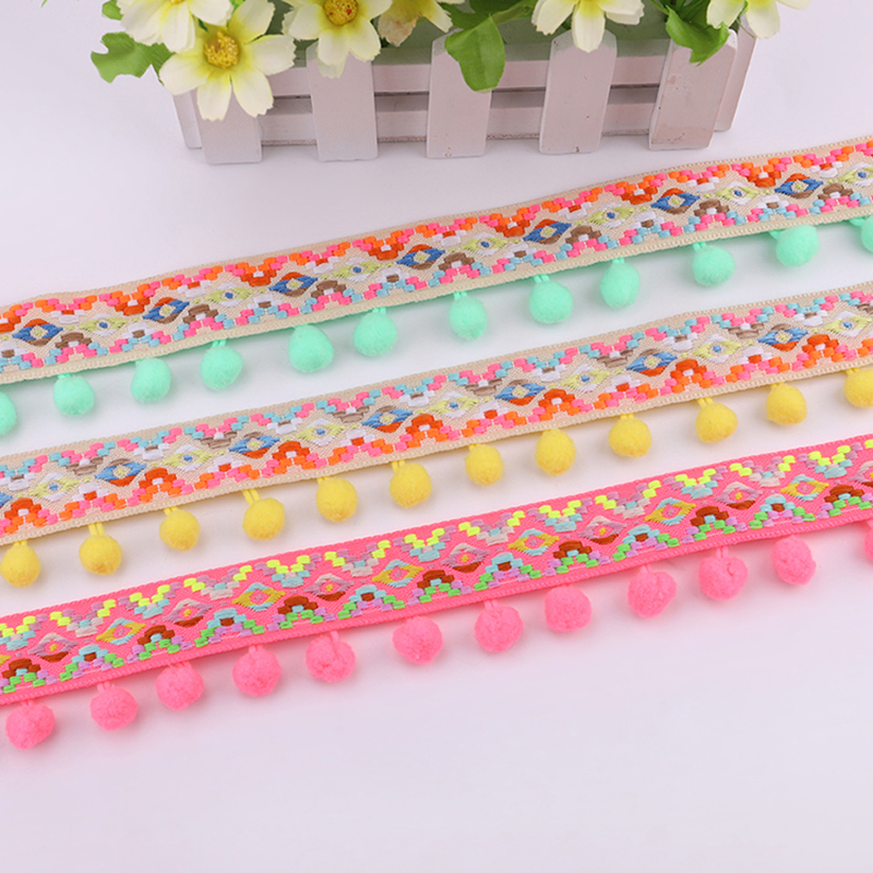 Polyester Fabric Pom Pom Tasse - Wedding Supply Wholesale recension och pris