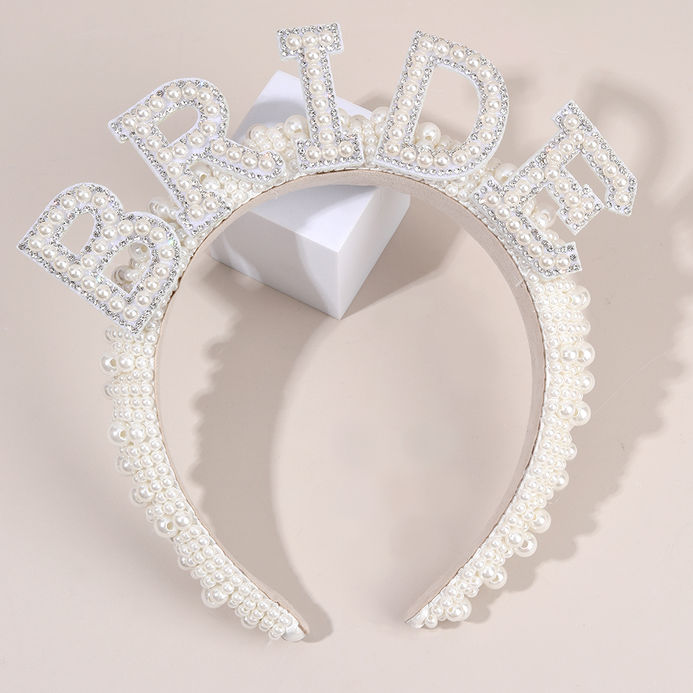 Pearl Headband Diadem Luxury B - Wedding Supply Store recension och pris