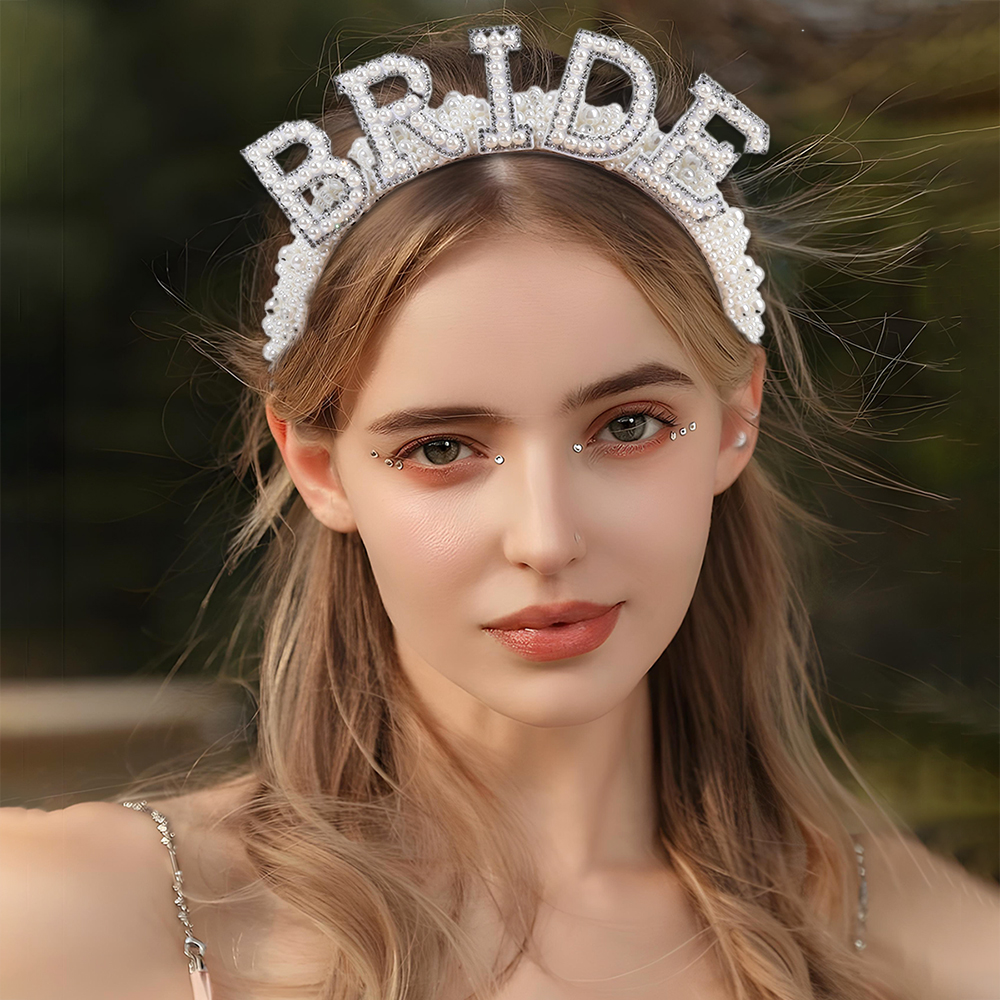 Pearl Headband Diadem Luxury B - Wedding Supply Store recension och pris