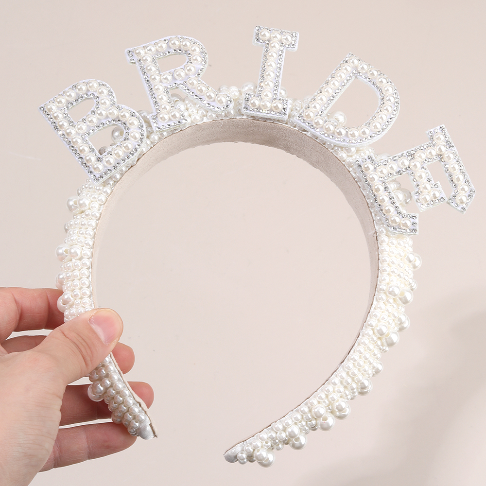 Pearl Headband Diadem Luxury B - Wedding Supply Store recension och pris