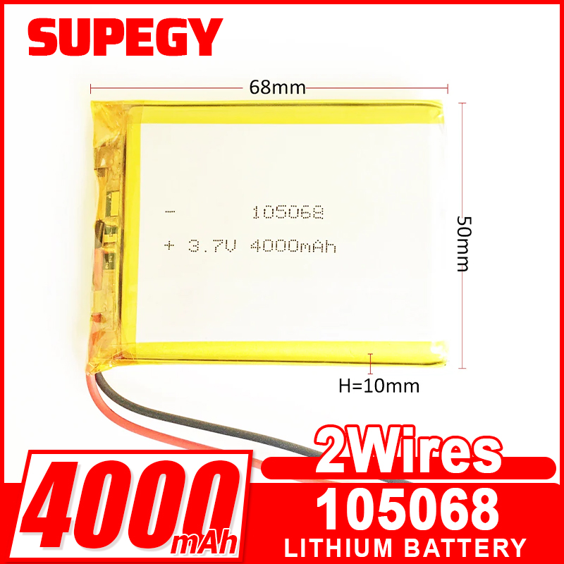 3.7V 4000mAh Lithium Polymer L - Wedding Power Supply recension och pris