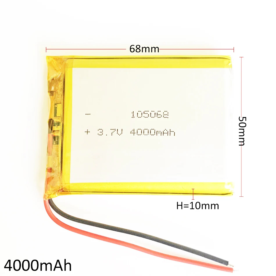 3.7V 4000mAh Lithium Polymer L - Wedding Power Supply recension och pris