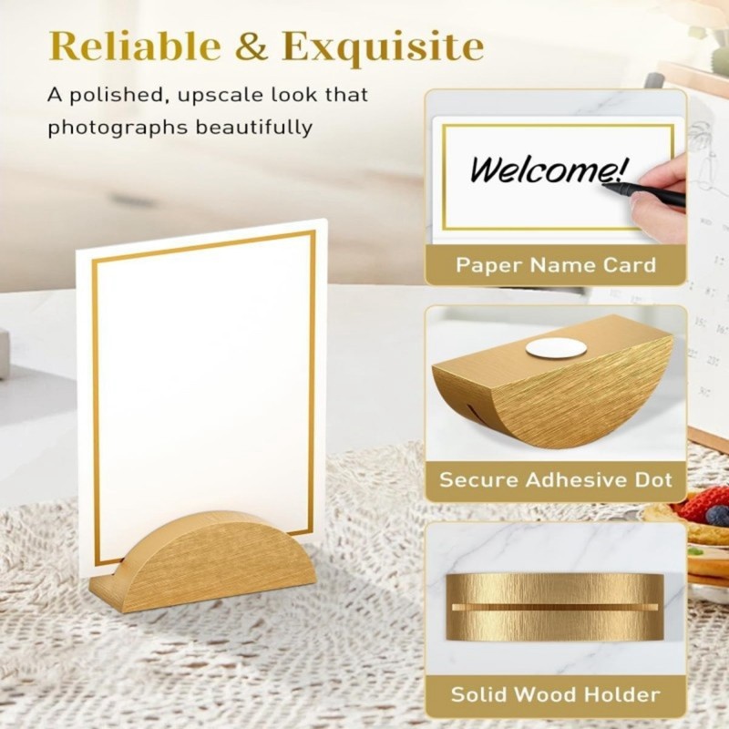 WORTHOWN-For Event Table Numbe - Table Number Gold recension och pris
