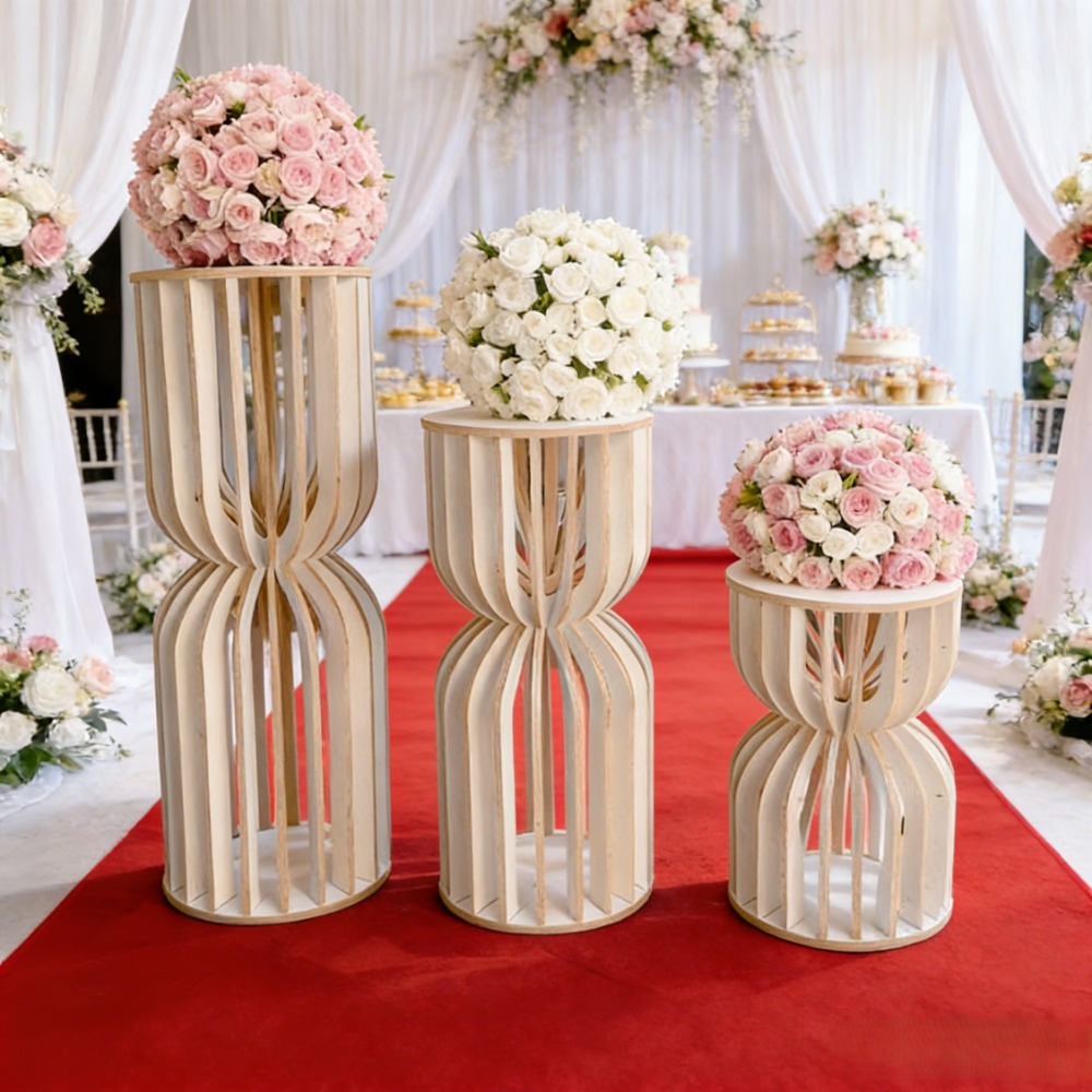 Wooden Roman Column Wedding Fl - Wedding Supply Rentals recension och pris