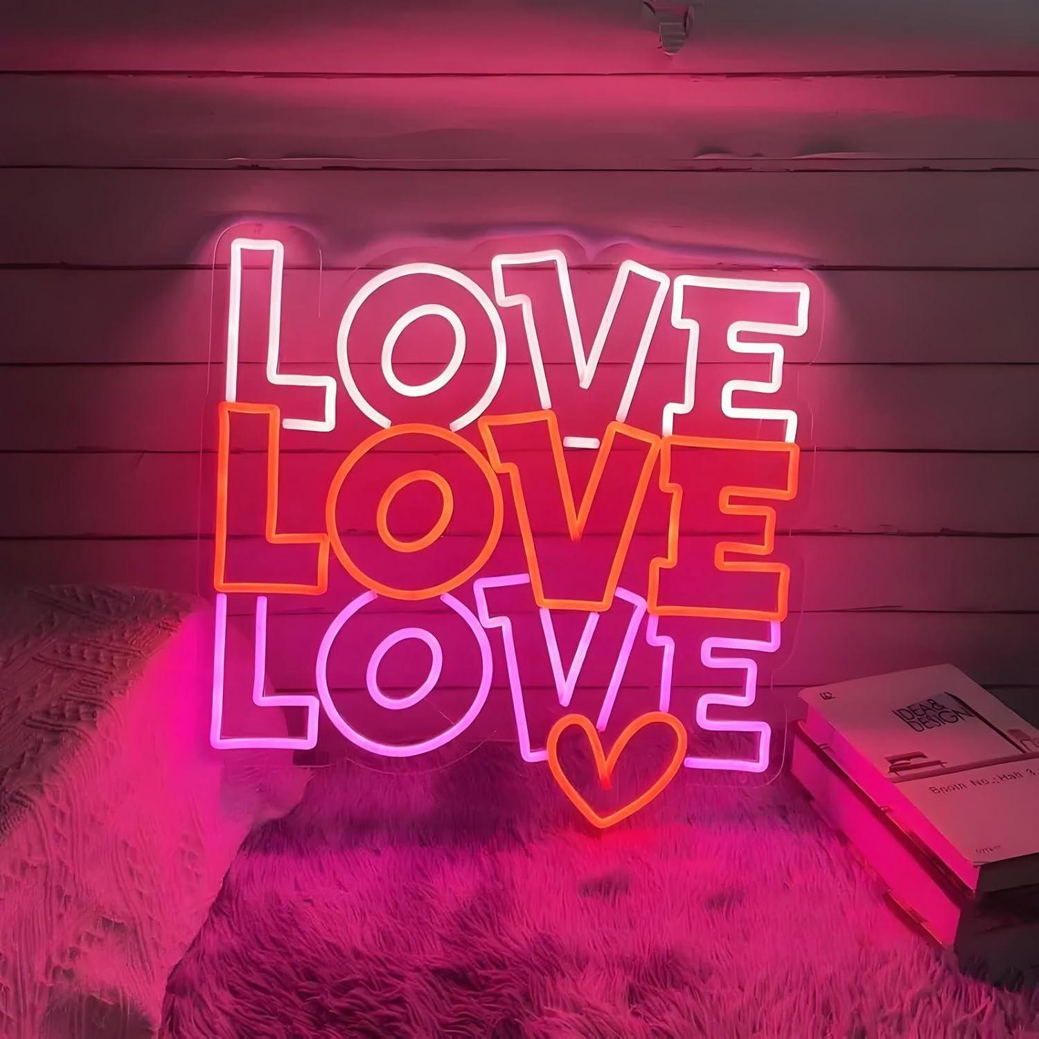Love Neon Sign USB Dimmable LE - Wedding Shop recension och pris