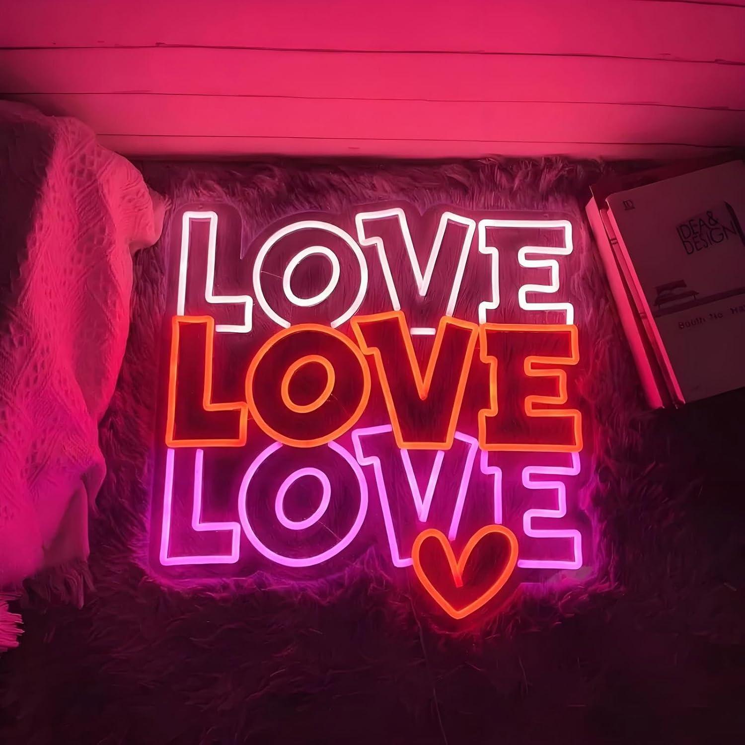 Love Neon Sign USB Dimmable LE - Wedding Shop recension och pris
