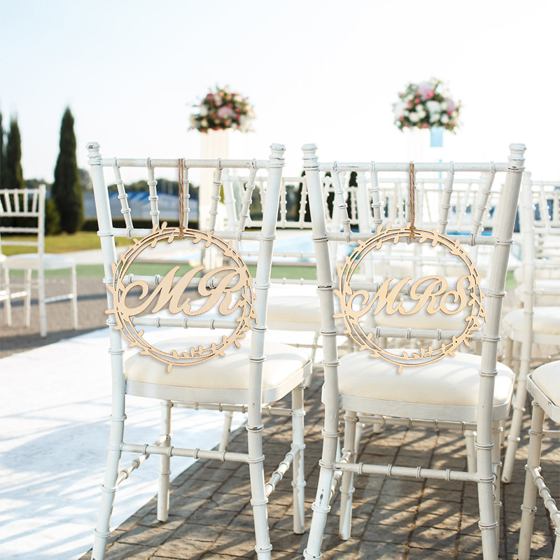 2pcs Wedding Wooden Chair Pend - Wedding Supply Rentals recension och pris