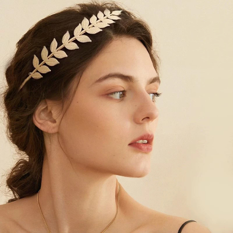 【P】Gold Leaf Headband Headpiec - Wedding Supply Store recension och pris