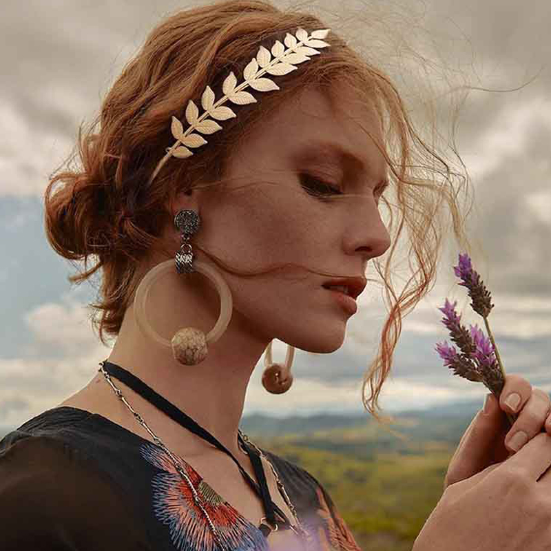 【P】Gold Leaf Headband Headpiec - Wedding Supply Store recension och pris