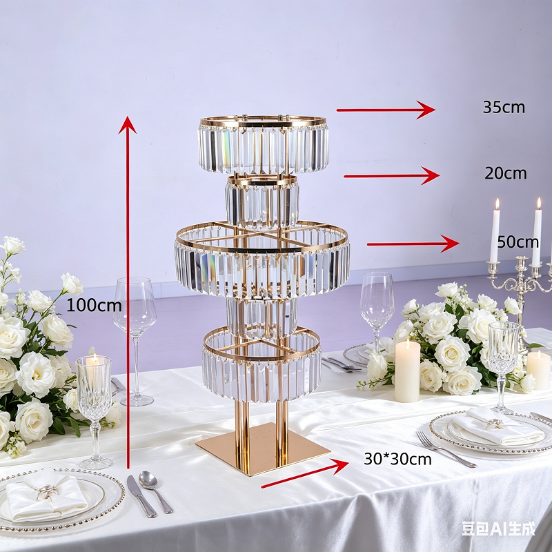 4 PCS Flower Rack Crystal Road - Wedding Decor Supply Store recension och pris