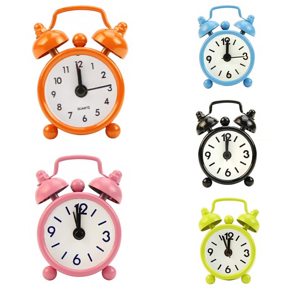 Portable Mini Alarm Clock Retr - Table Number Gold recension och pris