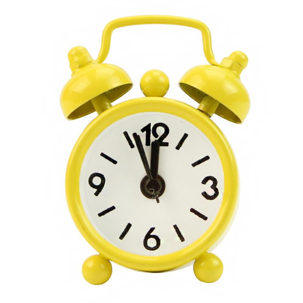 Portable Mini Alarm Clock Retr - Table Number Gold recension och pris