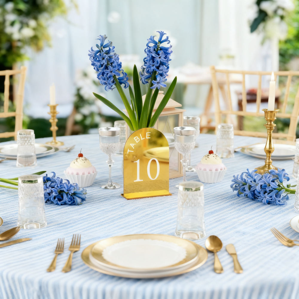 Gold Acrylic Wedding Table Num - Table Number Gold recension och pris