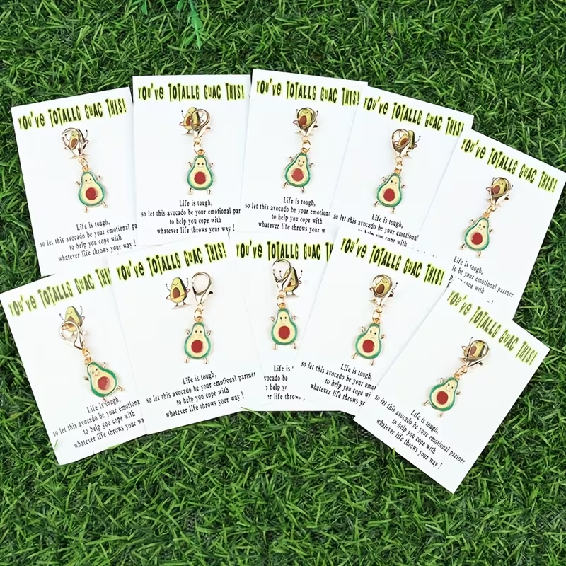 10 Charming Avocado Keychains  - Wedding Yes recension och pris