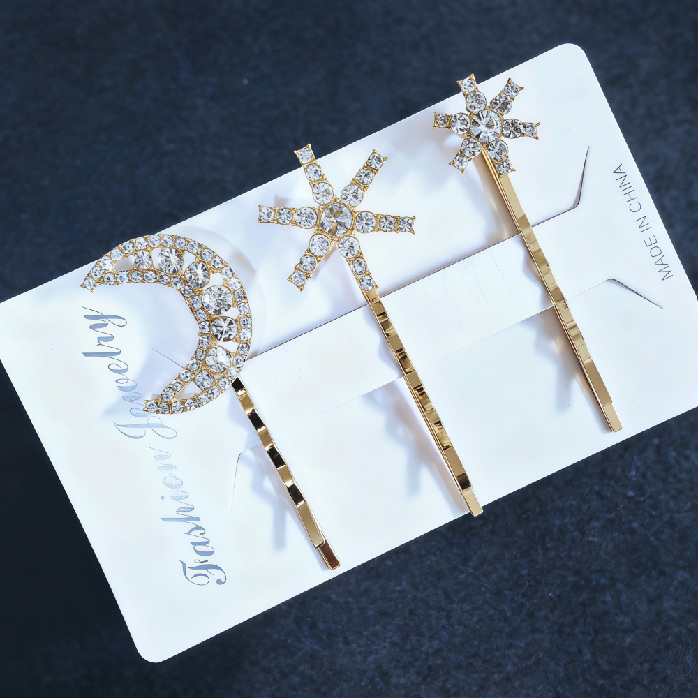 3Pcs/set Crystal Side Hair Cli - Wedding Supply Store recension och pris