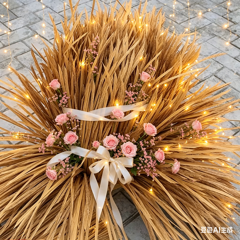10m hot melt simulated thatch  - Wedding Decor Supply Store recension och pris