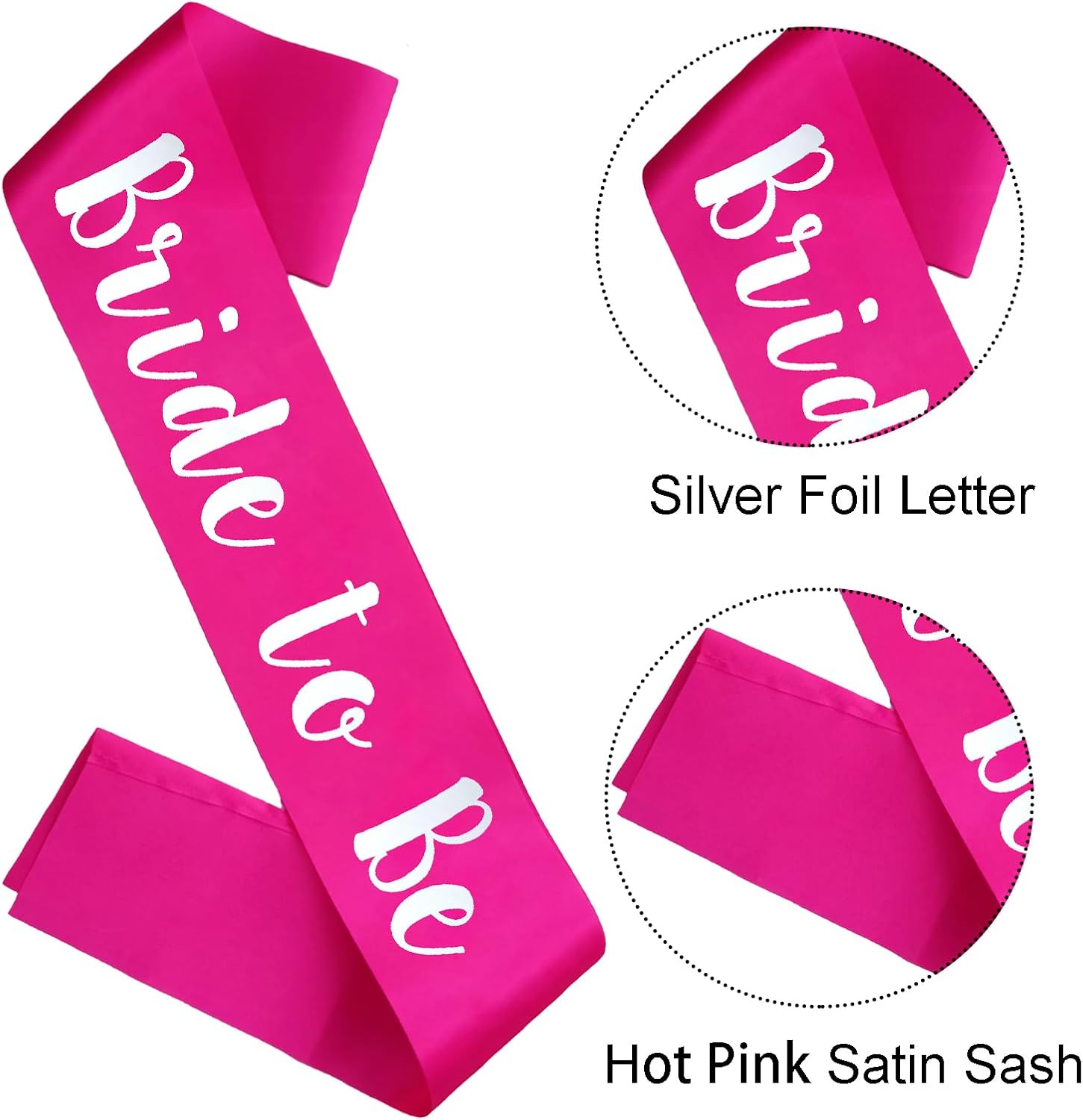 Bride To Be Hot Pink Sash Bach - Wedding Ceremony Supply recension och pris
