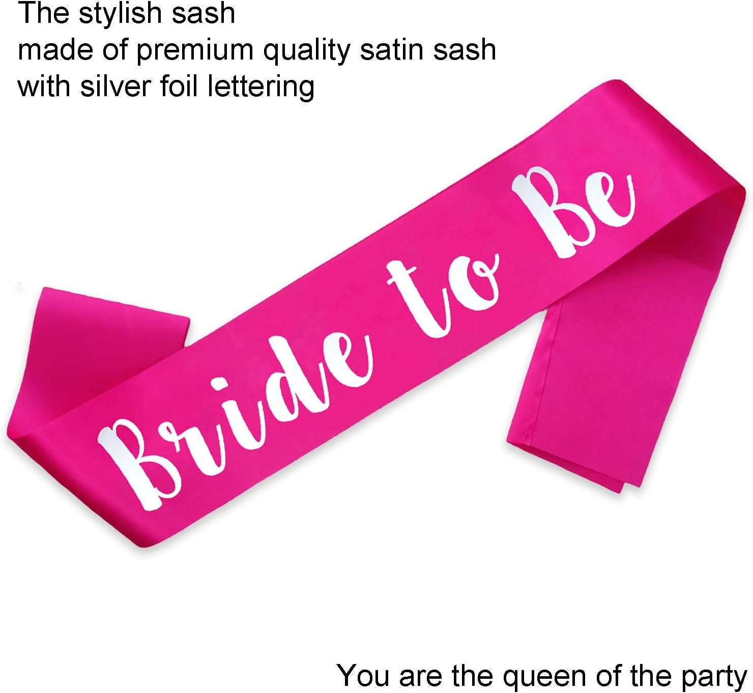Bride To Be Hot Pink Sash Bach - Wedding Ceremony Supply recension och pris