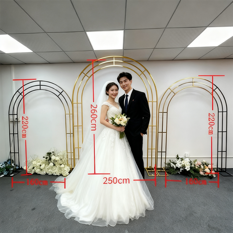 Metallic Gold Wedding Arch Sta - Wedding Decor Supply Store recension och pris