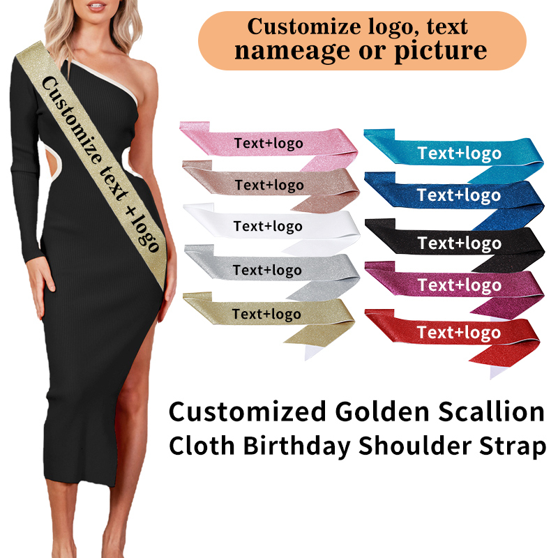 Diy Custom Glitter Satin Sash  - Bride Tribe Sash recension och pris